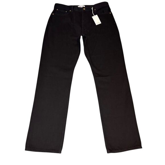 Madewell x Alexa Chung Black High Rise Straight Jeans Size 30 NWT - Picture 6 of 9